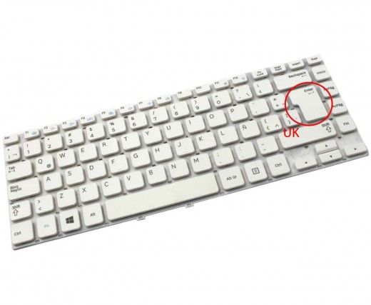 Tastatura Samsung  NP355V4X alba. Keyboard Samsung  NP355V4X. Tastaturi laptop Samsung  NP355V4X. Tastatura notebook Samsung  NP355V4X
