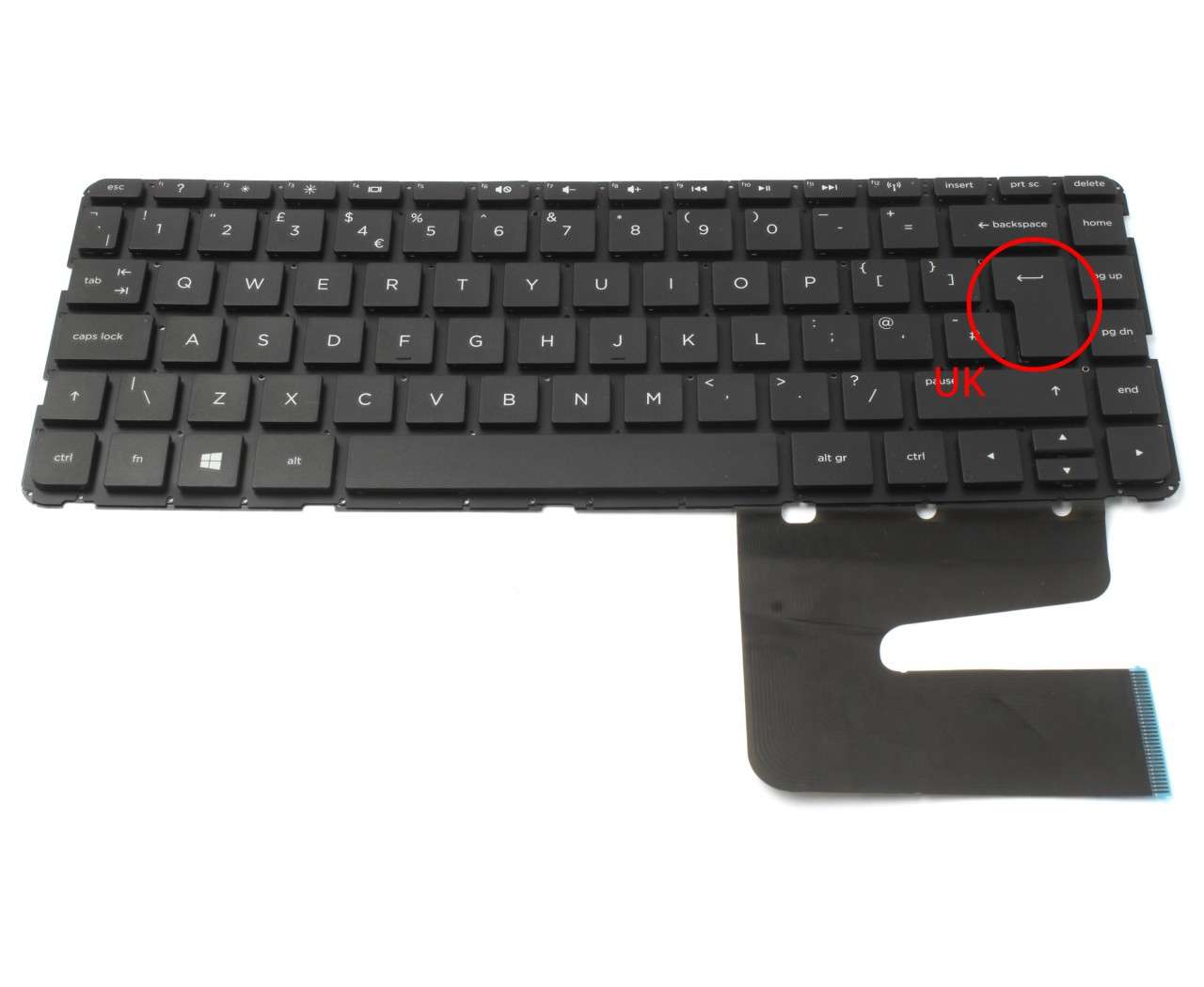 Tastatura HP Probook 440 G0 layout UK fara rama enter mare
