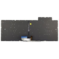 Tastatura Neagra cu Palmrest Negru Asus Zephyrus ROG GA502I iluminata layout US fara rama enter mic