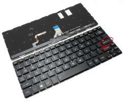 Tastatura Toshiba 9Z.N9PBU.701 iluminata. Keyboard Toshiba 9Z.N9PBU.701. Tastaturi laptop Toshiba 9Z.N9PBU.701. Tastatura notebook Toshiba 9Z.N9PBU.701
