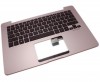 Tastatura Asus 90NB0EC1-R30US0 Neagra cu Palmrest Roz iluminata backlit. Keyboard Asus 90NB0EC1-R30US0 Neagra cu Palmrest Roz. Tastaturi laptop Asus 90NB0EC1-R30US0 Neagra cu Palmrest Roz. Tastatura notebook Asus 90NB0EC1-R30US0 Neagra cu Palmrest Roz
