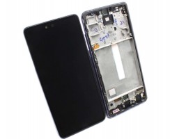 Ansamblu Display LCD  + Touchscreen Samsung Galaxy A52 2021 A526 5G Display Original Service Pack cu Rama Violet. Modul Ecran + Digitizer Samsung Galaxy A52 2021 A526 5G Display Original Service Pack cu Rama Violet