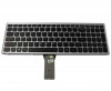 Tastatura Lenovo  25214750 rama gri iluminata backlit. Keyboard Lenovo  25214750 rama gri. Tastaturi laptop Lenovo  25214750 rama gri. Tastatura notebook Lenovo  25214750 rama gri