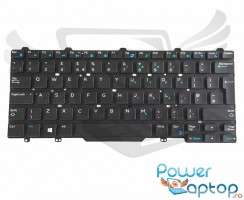 Tastatura Dell Latitude E5450 iluminata. Keyboard Dell Latitude E5450. Tastaturi laptop Dell Latitude E5450. Tastatura notebook Dell Latitude E5450