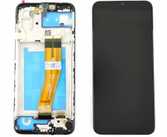 Display Samsung A03 A035 OEM Ecran cu Rama VARIANTA SCURTA CU STICLA 160mm