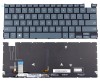 Tastatura Asus ZenBook 14 UX3402VA Albastra iluminata. Keyboard Asus ZenBook 14 UX3402VA. Tastaturi laptop Asus ZenBook 14 UX3402VA. Tastatura notebook Asus ZenBook 14 UX3402VA