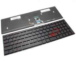 Tastatura Asus Rog G501JW iluminata. Keyboard Asus Rog G501JW. Tastaturi laptop Asus Rog G501JW. Tastatura notebook Asus Rog G501JW