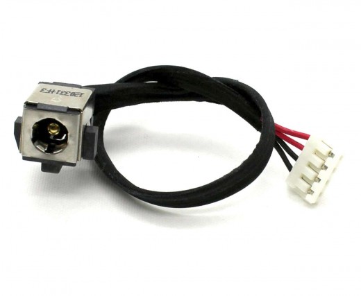 Mufa alimentare Toshiba Satellite L770 cu fir . DC Jack Toshiba Satellite L770 cu fir