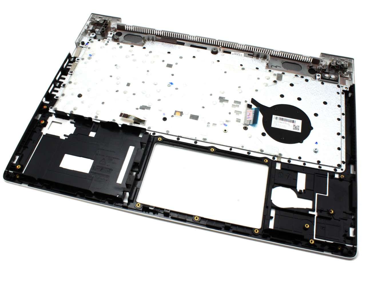 Tastatura HP ProBook 445 G7 Neagra cu Palmrest Argintiu iluminata backlit (Neagra) imagine noua tecomm.ro