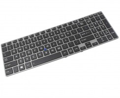 Tastatura Toshiba Tecra Z50-A Rama gri iluminata backlit. Keyboard Toshiba Tecra Z50-A Rama gri. Tastaturi laptop Toshiba Tecra Z50-A Rama gri. Tastatura notebook Toshiba Tecra Z50-A Rama gri