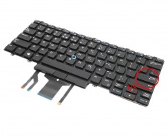 Tastatura Dell Latitude E5470 iluminata. Keyboard Dell Latitude E5470. Tastaturi laptop Dell Latitude E5470. Tastatura notebook Dell Latitude E5470