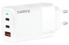 Incarcator USB-C 65W SUNIX MULTI PORT 2xUSB-C USB-A S65B