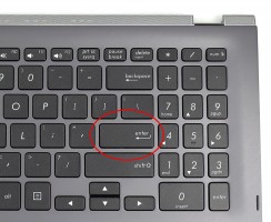 Tastatura Asus 2 in 1 ZenBook Flip UX561UAR Gri cu Palmrest Gri iluminata backlit