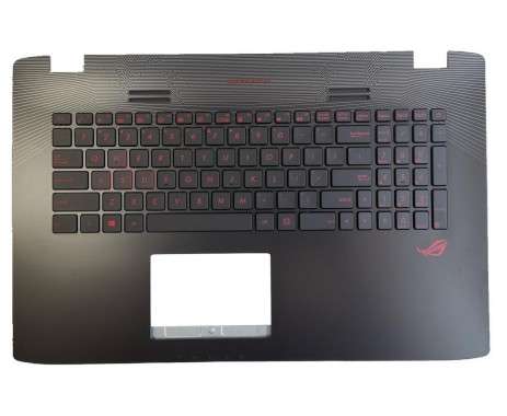 Palmrest Asus  90NB0A41-R31US1 cu tastatura iluminata. Carcasa Superioara Asus  90NB0A41-R31US1 Negru
