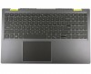 Tastatura Dell Vostro 15 5510 Neagra cu Palmrest Gri iluminata backlit. Keyboard Dell Vostro 15 5510 Neagra cu Palmrest Gri. Tastaturi laptop Dell Vostro 15 5510 Neagra cu Palmrest Gri. Tastatura notebook Dell Vostro 15 5510 Neagra cu Palmrest Gri