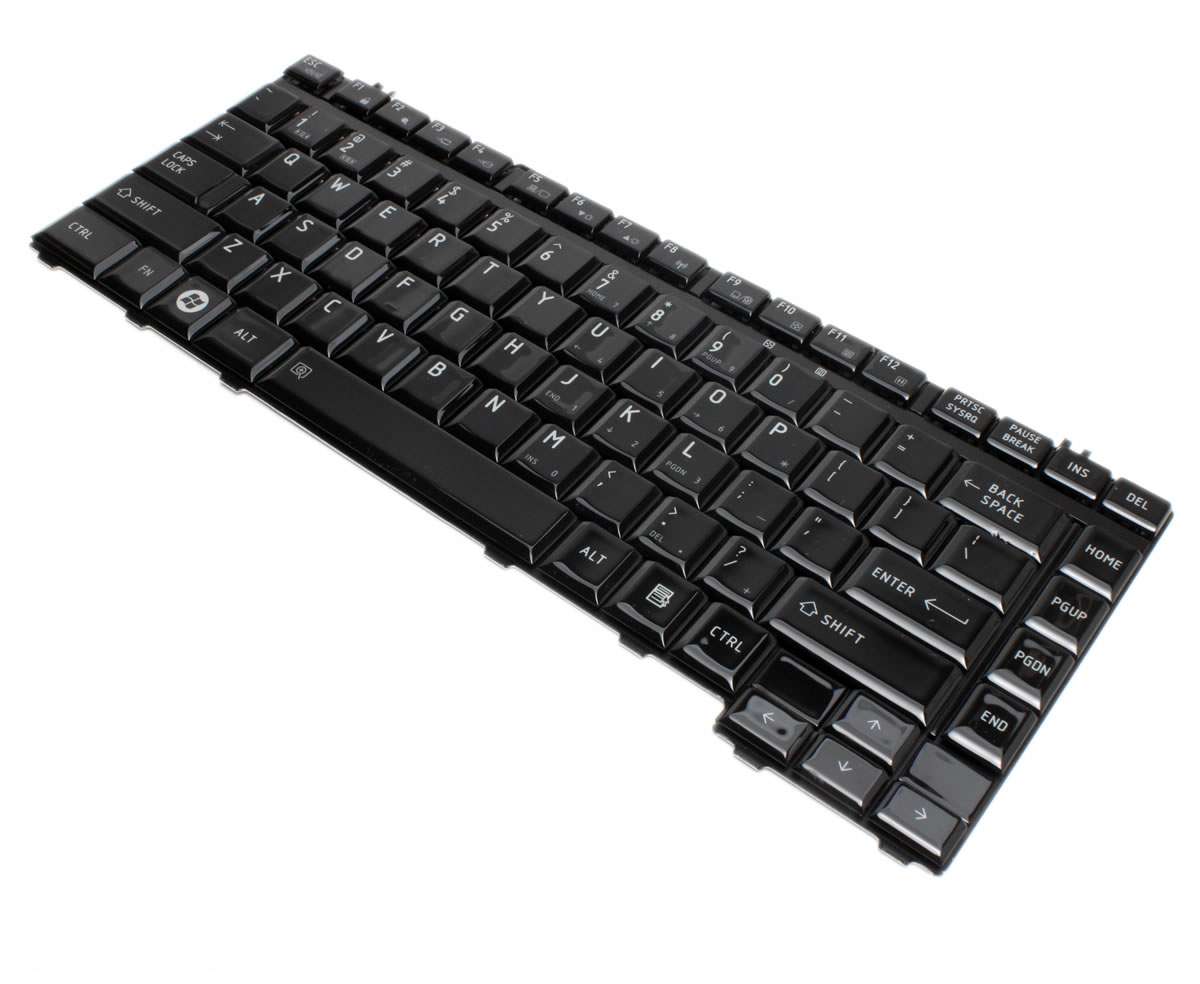 Tastatura Toshiba Satellite M501 negru lucios powerlaptop.ro