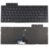 Tastatura Asus Zephyrus ROG GA502D Neagra cu Palmrest Negru iluminata. Keyboard Asus Zephyrus ROG GA502D. Tastaturi laptop Asus Zephyrus ROG GA502D. Tastatura notebook Asus Zephyrus ROG GA502D