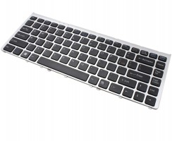 Tastatura Sony Vaio VGN-FW378J/B neagra cu rama gri. Keyboard Sony Vaio VGN-FW378J/B neagra cu rama gri. Tastaturi laptop Sony Vaio VGN-FW378J/B neagra cu rama gri. Tastatura notebook Sony Vaio VGN-FW378J/B neagra cu rama gri