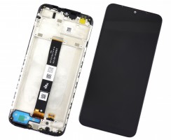 Ansamblu Display LCD  + Touchscreen Xiaomi Redmi 9A cu Rama Neagra. Modul Ecra