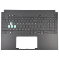 Tastatura Asus TUF FX607JIR Neagra cu Palmrest Negru fara TouchPad iluminata backlit. Keyboard Asus TUF FX607JIR Neagra cu Palmrest Negru fara TouchPad. Tastaturi laptop Asus TUF FX607JIR Neagra cu Palmrest Negru fara TouchPad. Tastatura notebook Asus TUF FX607JIR Neagra cu Palmrest Negru fara TouchPad