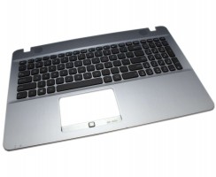 Tastatura Asus A541UA Neagra cu Palmrest Argintiu. Keyboard Asus A541UA Neagra cu Palmrest Argintiu. Tastaturi laptop Asus A541UA Neagra cu Palmrest Argintiu. Tastatura notebook Asus A541UA Neagra cu Palmrest Argintiu