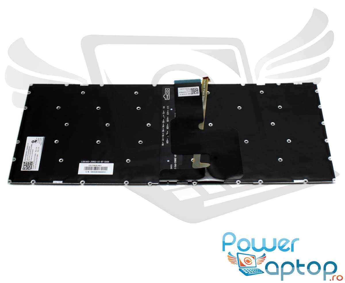 Tastatura Lenovo IdeaPad 320S 15AST iluminata layout US fara rama enter mic