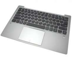 Tastatura Lenovo 5CB0P18868 Gri cu Palmrest Argintiu si Touchpad iluminata backlit. Keyboard Lenovo 5CB0P18868 Gri cu Palmrest Argintiu si Touchpad. Tastaturi laptop Lenovo 5CB0P18868 Gri cu Palmrest Argintiu si Touchpad. Tastatura notebook Lenovo 5CB0P18868 Gri cu Palmrest Argintiu si Touchpad