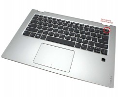 Palmrest Lenovo 5CB0N67447. Carcasa Superioara Lenovo 5CB0N67447 Argintiu cu tastatura si touchpad inclus