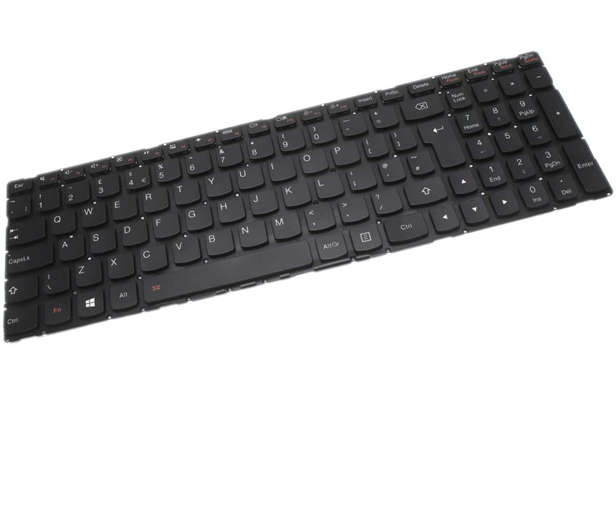Tastatura Lenovo IdeaPad 700 15ISK iluminata layout UK fara rama enter mare 15ISK imagine noua reconect.ro