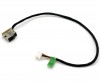 Mufa alimentare HP 17-S cu fir . DC Jack HP 17-S cu fir
