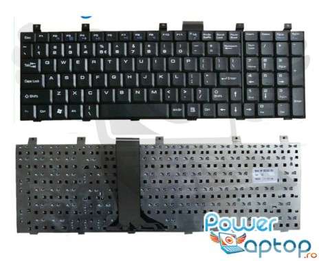 Tastatura MSI VR700  neagra. Keyboard MSI VR700  neagra. Tastaturi laptop MSI VR700  neagra. Tastatura notebook MSI VR700  neagra