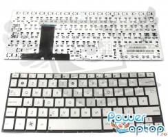 Tastatura Asus  0K05 000C000 argintie. Keyboard Asus  0K05 000C000. Tastaturi laptop Asus  0K05 000C000. Tastatura notebook Asus  0K05 000C000