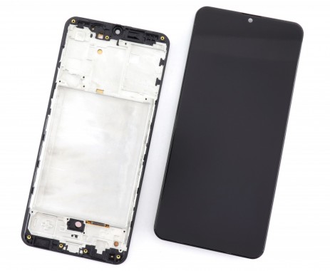 Ansamblu Display + Touchscreen Samsung Galaxy A31 2020 A315 OEM Display OLED cu rama Black Negru .Modul Digitizer + Ecran LCD Display cu rama Black Negru . Geam, sticla + ecran Samsung A31 2020 A315 OEM cu rama Black Negr