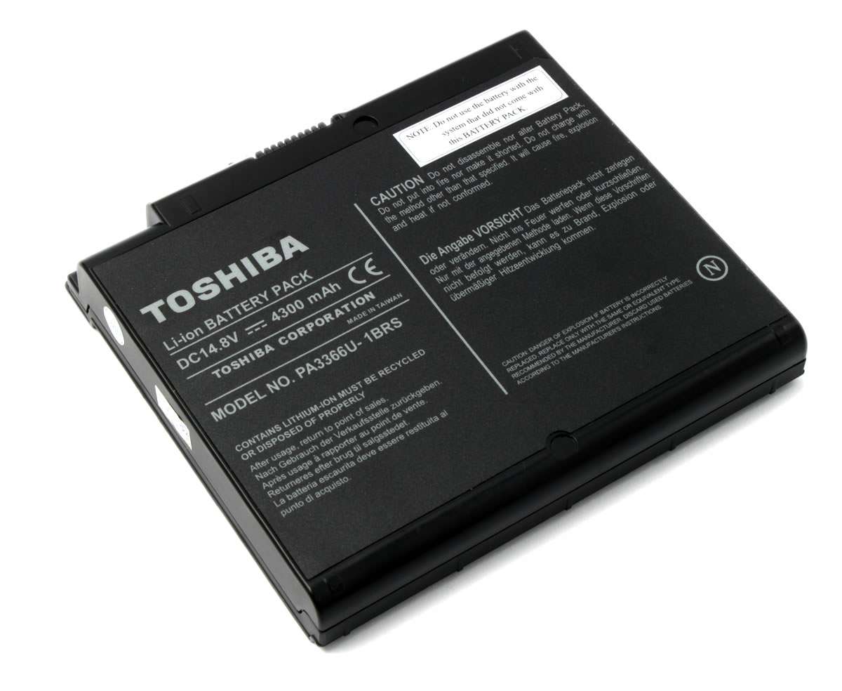 Baterie Toshiba PA3366U 1BRS 4 celule Originala powerlaptop.ro imagine noua reconect.ro