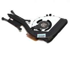 Cooler laptop Lenovo 0C73495 cu heatpipe. Ventilator procesor Lenovo 0C73495. Sistem racire laptop Lenovo 0C73495