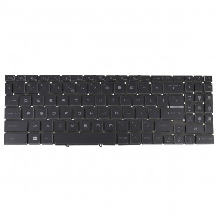 Tastatura MSI Crosshair 17 A11UCK iluminata RGB layout US fara rama enter mic