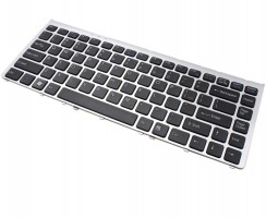 Tastatura Sony Vaio VGN-FW51ZF/H neagra cu rama gri. Keyboard Sony Vaio VGN-FW51ZF/H neagra cu rama gri. Tastaturi laptop Sony Vaio VGN-FW51ZF/H neagra cu rama gri. Tastatura notebook Sony Vaio VGN-FW51ZF/H neagra cu rama gri