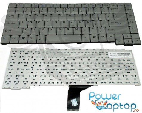 Tastatura Benq Joybook 2100 argintie. Keyboard Benq Joybook 2100 argintie. Tastaturi laptop Benq Joybook 2100 argintie. Tastatura notebook Benq Joybook 2100 argintie