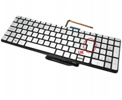 Tastatura HP Envy X360 ARGINTIE iluminata. Keyboard HP Envy X360. Tastaturi laptop HP Envy X360. Tastatura notebook HP Envy X360