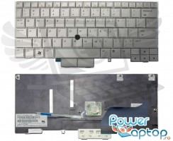 Tastatura HP EliteBook 2670P argintie. Keyboard HP EliteBook 2670P argintie. Tastaturi laptop HP EliteBook 2670P argintie. Tastatura notebook HP EliteBook 2670P argintie