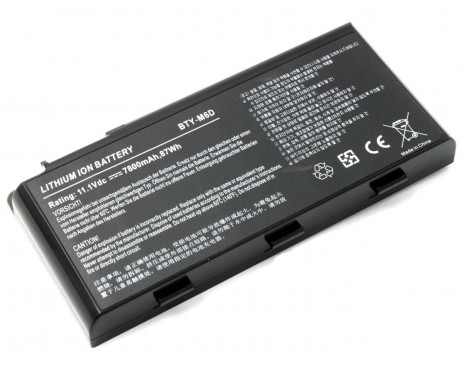 Baterie MSI  BTY-M6D 9 celule. Acumulator laptop MSI  BTY-M6D 9 celule. Acumulator laptop MSI  BTY-M6D 9 celule. Baterie notebook MSI  BTY-M6D 9 celule