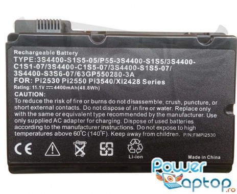 Baterie Fujitsu 3S3600-S1A1-07 . Acumulator Fujitsu 3S3600-S1A1-07 . Baterie laptop Fujitsu 3S3600-S1A1-07 . Acumulator laptop Fujitsu 3S3600-S1A1-07 . Baterie notebook Fujitsu 3S3600-S1A1-07