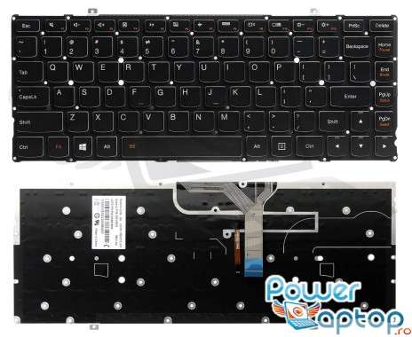 Tastatura Lenovo  PK130S92A00 iluminata. Keyboard Lenovo  PK130S92A00. Tastaturi laptop Lenovo  PK130S92A00. Tastatura notebook Lenovo  PK130S92A00