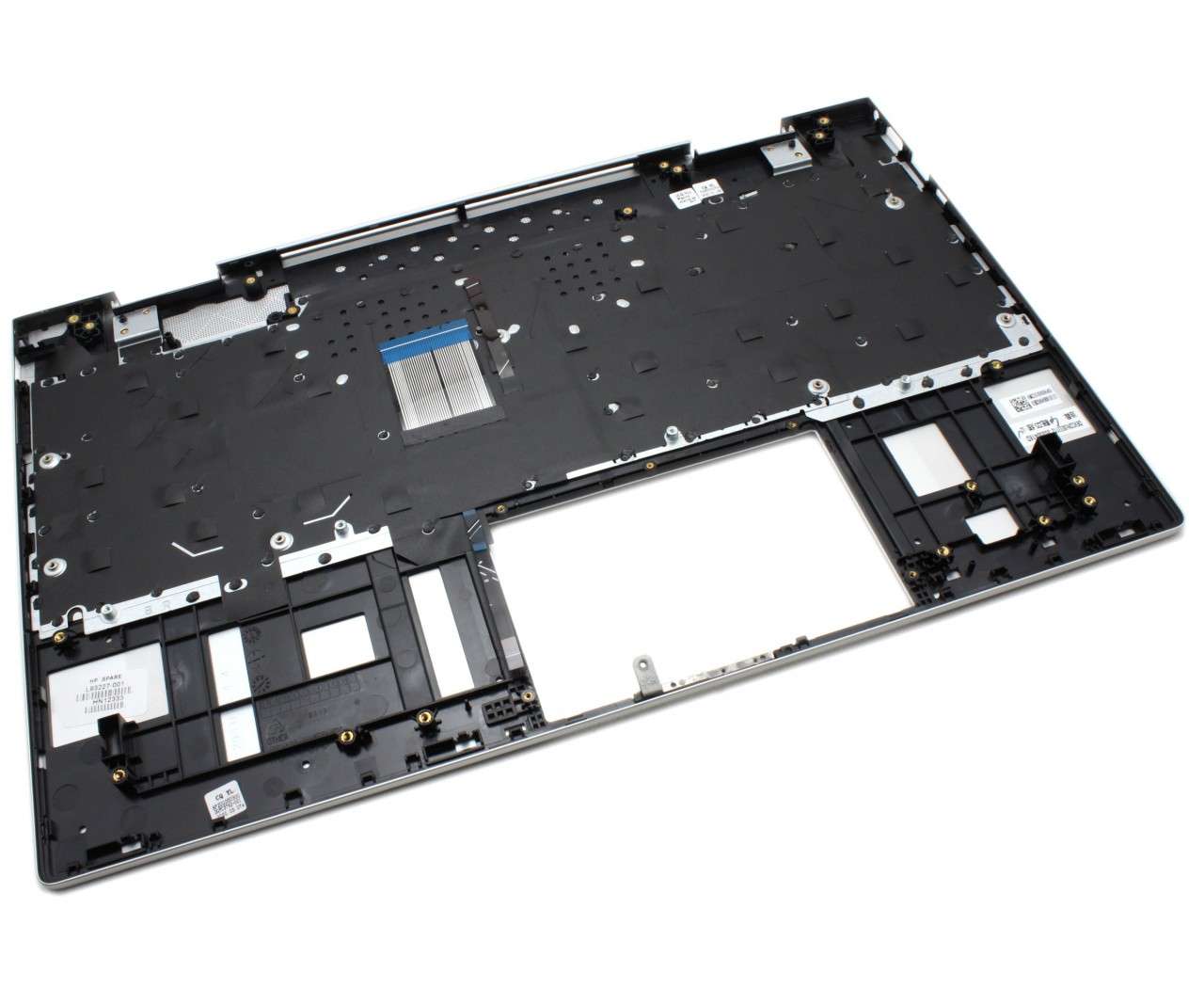 Tastatura HP L63738-001 neagra cu Palmrest negru si Touchpad iluminata backlit (Neagra) imagine 2022