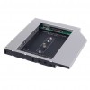 HDD Caddy laptop 12.7mm intern M2 NGFF SSD extern SATA
