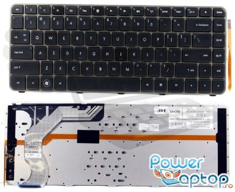 Tastatura HP Envy 14-1000 iluminata backlit. Keyboard HP Envy 14-1000 iluminata backlit. Tastaturi laptop HP Envy 14-1000 iluminata backlit. Tastatura notebook HP Envy 14-1000 iluminata backlit