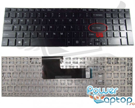Tastatura Sony Vaio Fit 15. Keyboard Sony Vaio Fit 15. Tastaturi laptop Sony Vaio Fit 15. Tastatura notebook Sony Vaio Fit 15