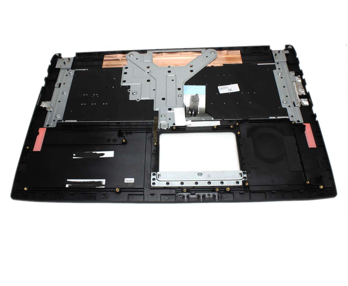 Tastatura Asus GL702VM neagra cu Palmrest negru iluminata backlit