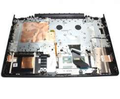 Tastatura Lenovo IdeaPad Y700 15ACZ neagra cu Palmrest si TouchPad negru iluminata backlit