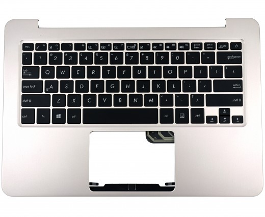 Tastatura Asus ZenBook UX305CA Neagra cu Palmrest Auriu. Keyboard Asus ZenBook UX305CA Neagra cu Palmrest Auriu. Tastaturi laptop Asus ZenBook UX305CA Neagra cu Palmrest Auriu. Tastatura notebook Asus ZenBook UX305CA Neagra cu Palmrest Auriu